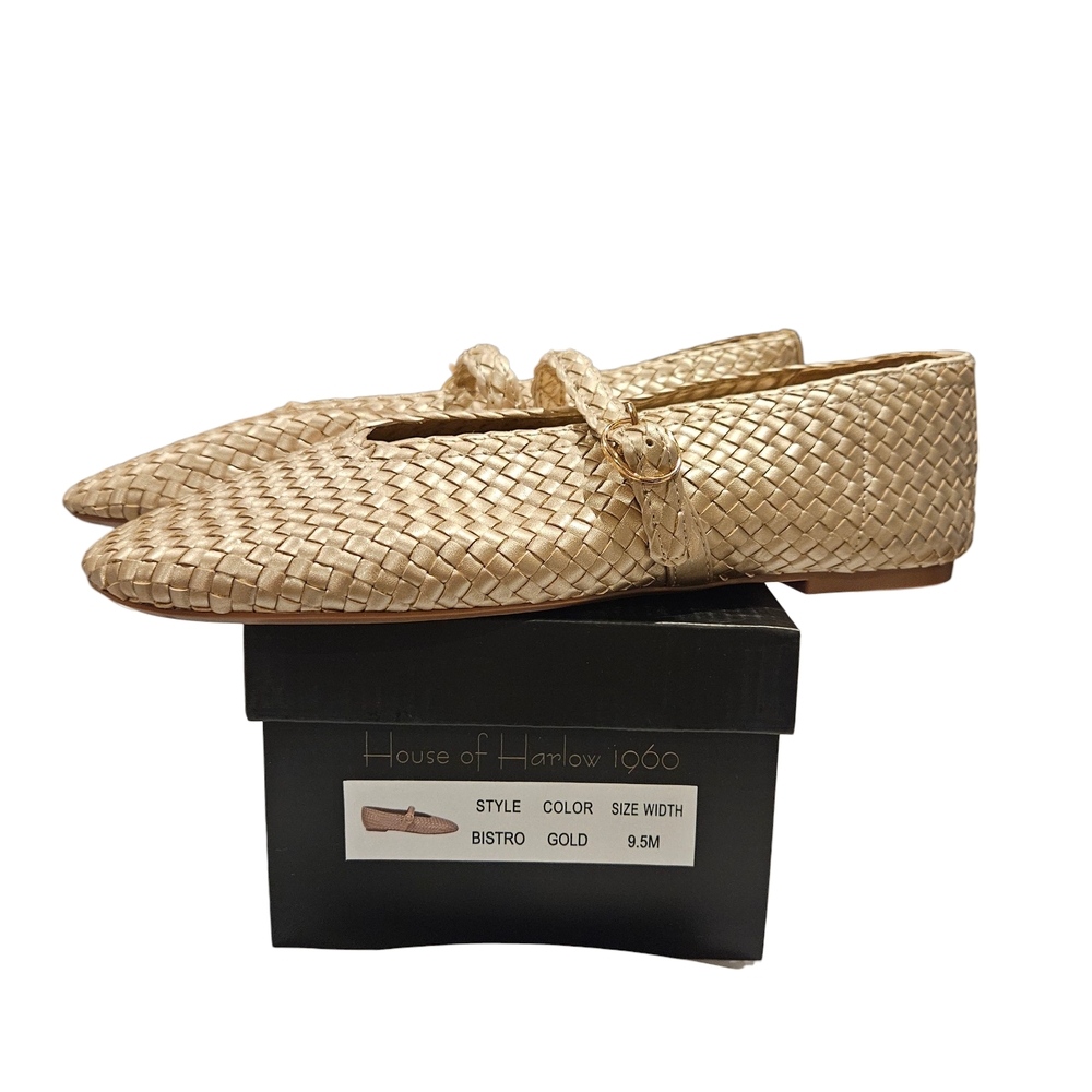 NWT - House of Harlow 1960 - Gold Loafers - Size 9.5